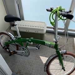 折りたたみ自転車 FIAT AL-FDB207V フィアット FDB 207 / グリーン
