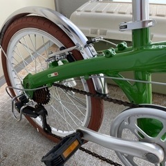 折りたたみ自転車 FIAT AL-FDB207V フィアット FDB 207 / グリーン