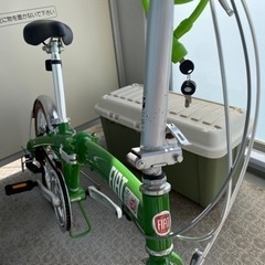 折りたたみ自転車 FIAT AL-FDB207V フィアット FDB 207 / グリーン