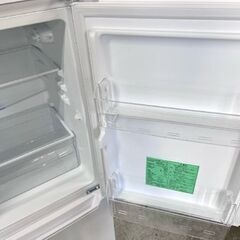 2ドア冷蔵庫 117L 2021年製 ヤマダセレクト YRZ-C12H1 ホワイト YAMADASELECT 札幌市 白石店