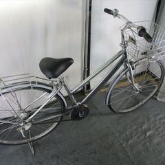 Ｄ469★限定特価　整備済み★ブリヂストン　アルベルト　シルバー★ 中古自転車 【27インチ 】