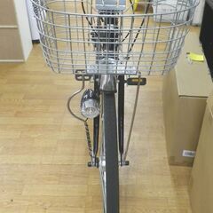 27インチ 自転車 PRATICO 6段変速 パンクしにくいタイヤ ブラック ライト・カゴ・鍵・荷台付き DCM 西岡店