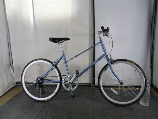 Ｄ472★13800円★　ミニベロ中古自転車 SOGO　エマ　ライトブルー　7段変速【24インチ 】