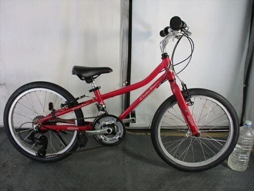 Ｄ457　★10000円★整備済み 中古子供自転車 【KhodaaBloom　アッソン　赤　20インチ 　アルミフレーム】