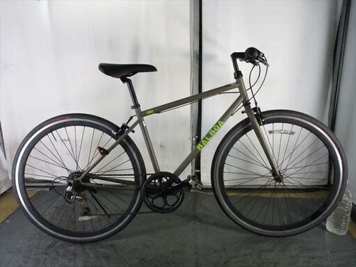 Ｄ459　★12800円★整備済み スポーツ中古自転車 【クロスバイク　カーキ　46ｃｍ】