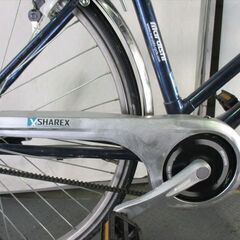Ｄ464　★限定特価　整備済み★マルイシ　SHAREX　ベルト　ブルー★ 中古自転車 【27インチ 】