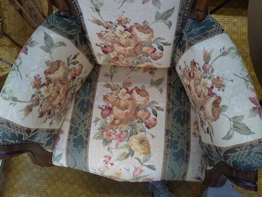 持帰り半額 イタリア製アンティーク アームチェア N22-650 高く買取る  