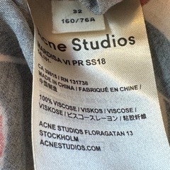 Acne Studios <美品> ワンピース　半袖