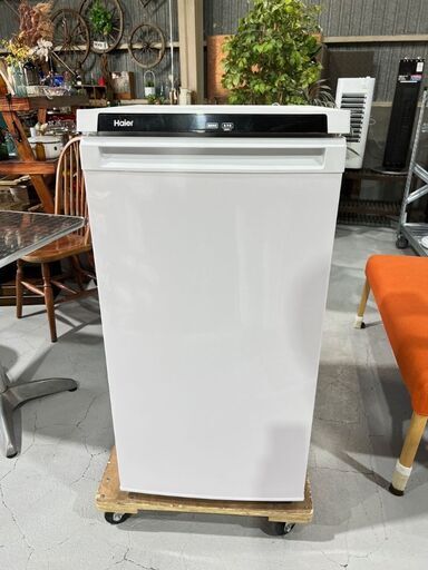 ★Haier ハイアール★ ノンフロン冷凍庫 JF-NU102C 102 2021年 ファミリー シンプル 前開き 天板耐熱