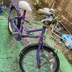 （交渉中）自転車　20インチ　女の子　　