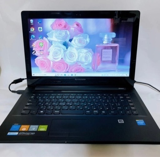 初期設定済み　lenovo　DVD/webカメラ搭載　 14インチ ノートPC