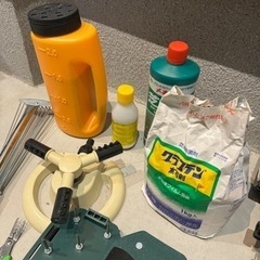 芝刈り機や芝生育成セット