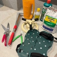 芝刈り機や芝生育成セット