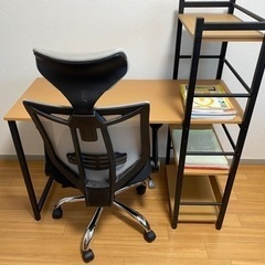 [決まりました]オフィス／学習机　椅子　セット