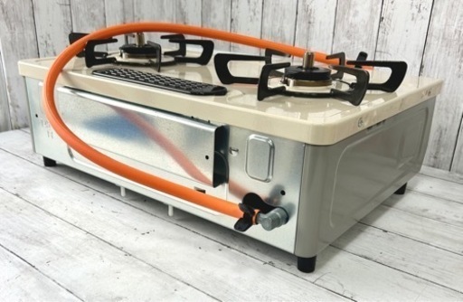 お引取り限定 美品 22年製 リンナイ LPガス用コンロ 2口ガステーブル  