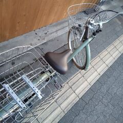 CIELOUR[シエロア]24吋 ファミリーサイクル 内装3段(カーキ)