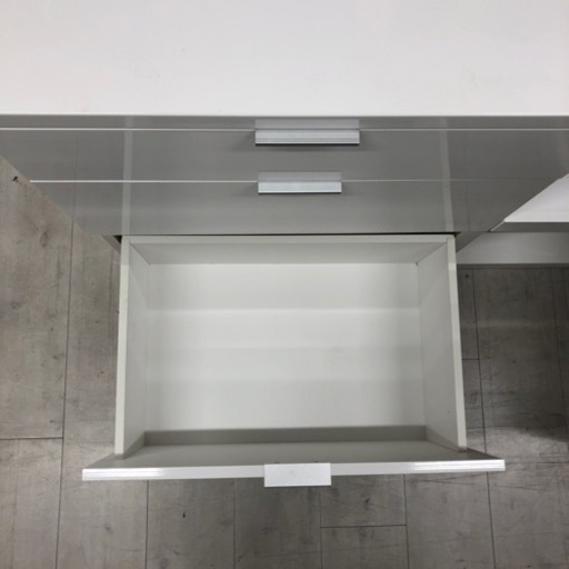 レンジ台 3段ホワイト 【トレファク堺福田店】 - 食器棚、キッチン収納 