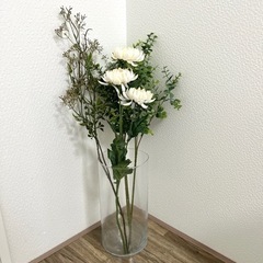 ACTUS 花瓶と造花セット