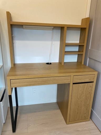 IKEA ミッケ　MICKE 学習机　オーク調