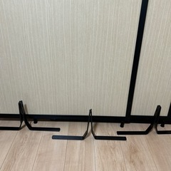 パーテーション3枚と両側安定脚3セット【オフィスコムのBFパネル】