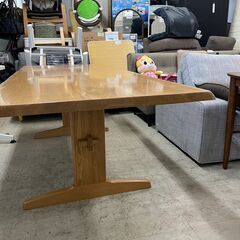 ダイニングテーブル　No.11387　ナチュラルカラー　木製　大型　【リサイクルショップどりーむ荒田店】 ダイニングテーブル - kokoelma -ココエルマ- 雑貨・中古家具・北欧