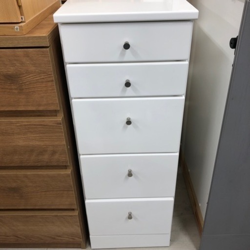 5段チェストホワイト【トレファク堺福田店】 店舗：堺福田店｜在庫