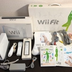 【受取者決定】Wii本体+Wii Fit+リモコン+Wii Sp...