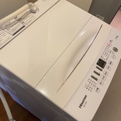 【無料】洗濯機（ハイセンス）