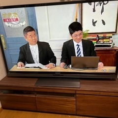 (お取引中)シャープ液晶テレビLC-60L5+テレビ台