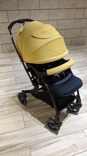 【美品】ベビーカー　ピジョン　ランフィ　RB1　ソールイエロー