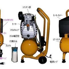 AC100V/ 750W ｴｱｰｺﾝﾌﾟﾚｯｻｰ(ﾀﾝｸ 10L)