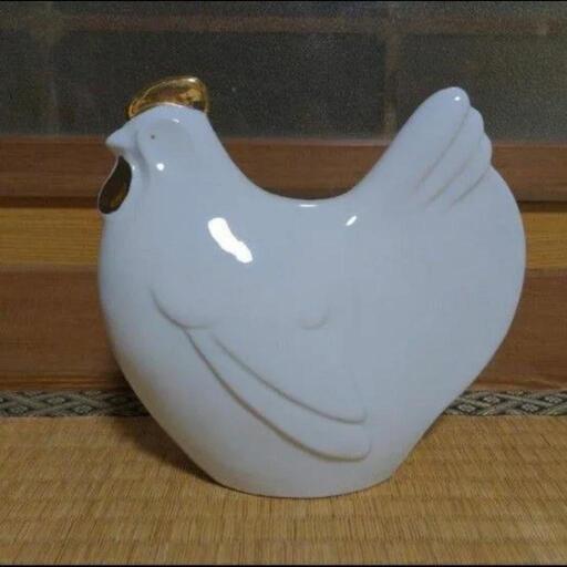 干支　鳥　日本酒　陶器　未開封