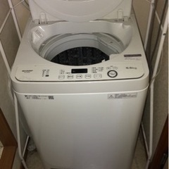 ☆シャープ洗濯機　　ES-GE5D 2019年製　5.5kg