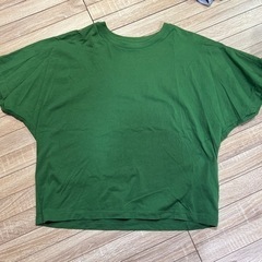 カラーTシャツ　グリーン　ユニクロ　M