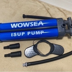 WOWSEA Trophy T1 SUPとLANDMANの電動エアポンプ
