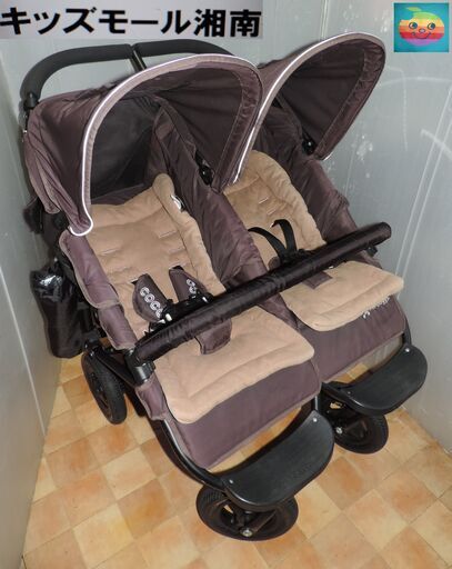 ベビー・子供用品買取販売キッズモール湘南/エアバギーココダブル/３カ月～３歳頃/ストローラーマット付き/洗濯済