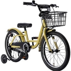 子供用　補助輪付き自転車　18インチ