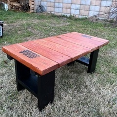 廃材　DIY   ベンチテーブル