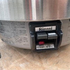 ☆中古品 リンナイガス炊飯器 RR-30S2 LPガス 2017年 3升炊き 6L 動作問題なし 厨房 ☆