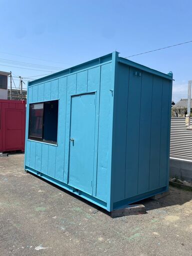 【大特価！2坪ハウス】コンテナ コンテナハウス スーパーハウス ユニットハウス ハウス リースアップ 事務所 倉庫 物置 現場 備品 資材