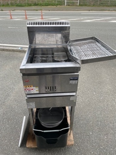 ■２中古品 マルゼンガスフライヤー MGF-18K LPガス 2017年 18L 動作問題なし 天ぷら 業務用■