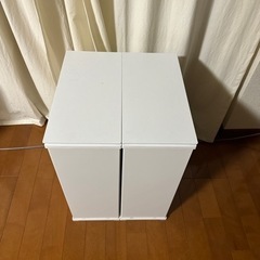 白色ゴミ箱×2