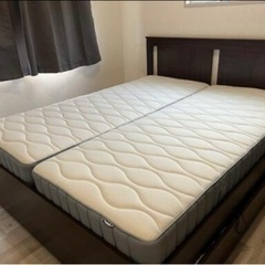 IKEAクィーンベッド　＋マットレス