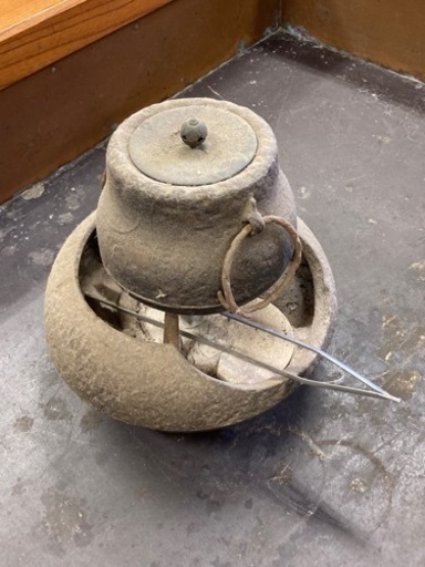 時代家具 日本製 欅 けやき 総無垢 天然木 囲炉裏火鉢 座卓 座敷