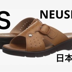 新品　NEUSHI ネウシ サンダル  Ｓサイズ　キャメル　日本製