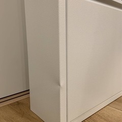 DOTTUS 3段 シューズラック 収納BOX ボックス 靴箱 下駄箱 ドッタス 白