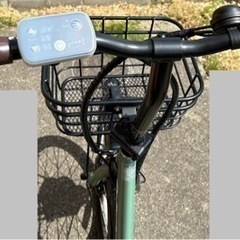 【美品】アルミ 20インチ 折りたたみ 電動自転車 シマノ 外装 6段変速 電動アシスト自転車