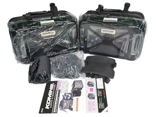 コミネ(KOMINE) バイク用 ハードシェルツーリングサドルバッグ ブラック 42~46L SA-234