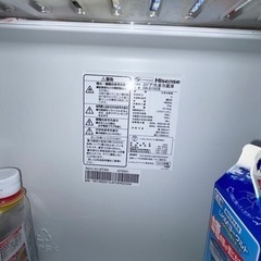 冷蔵庫　ハイセンス150L 2019年