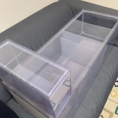 オーバーフロー水槽 90センチアクリル濾過槽